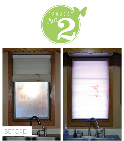 Project 52 window shade sweet nothings design DIY home decor